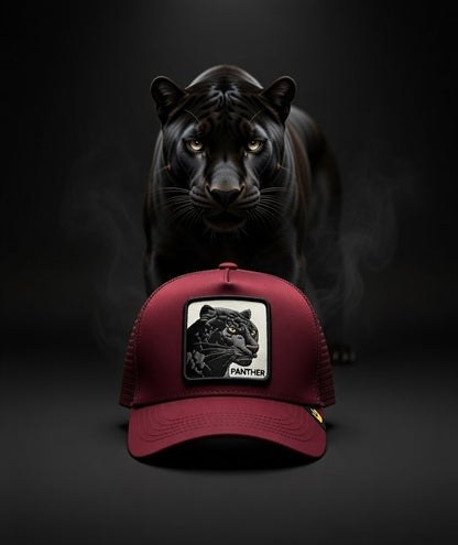 Gorra Panther Vino Tinto