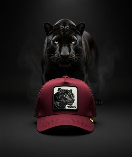 Gorra Panther Vino Tinto