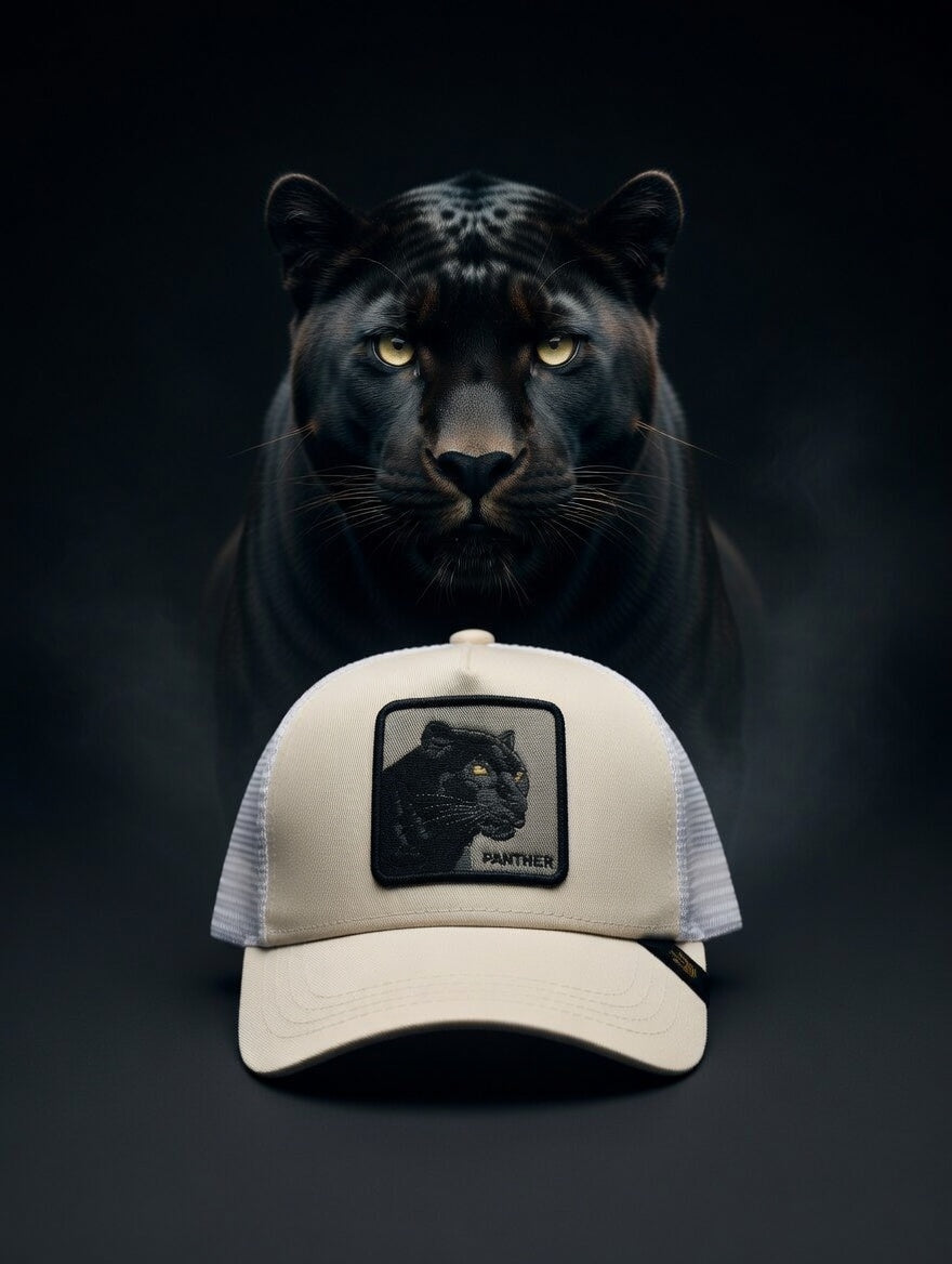 Gorra Panther Beige
