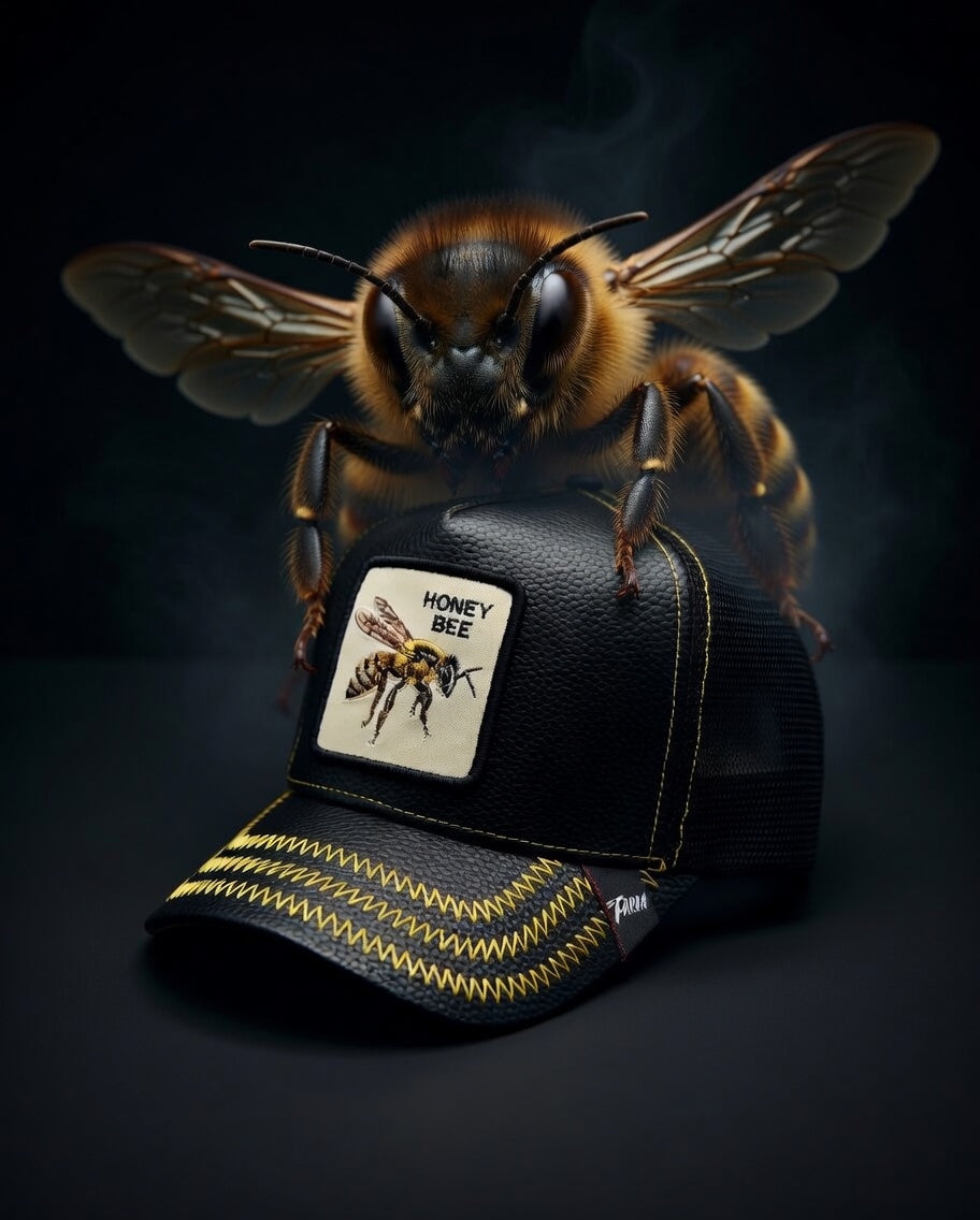 Gorra Honey Bee Cuerina