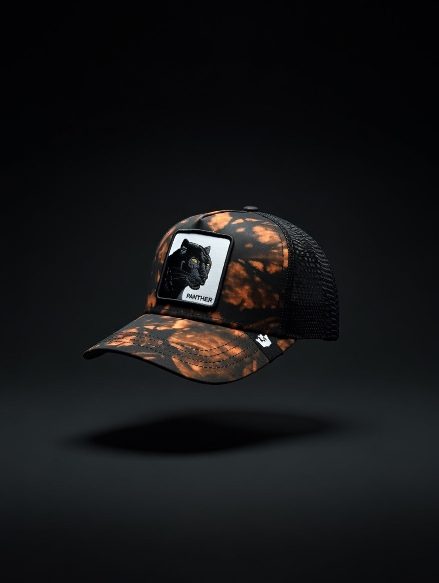 Gorra Panther Camo Naranja