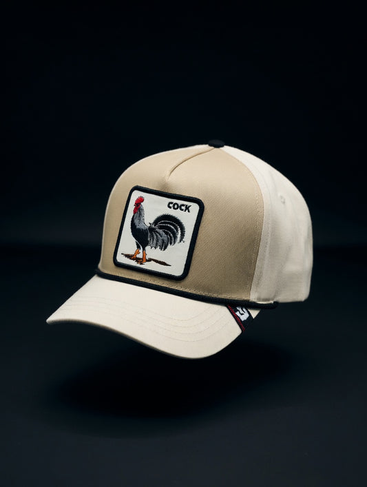 Gorra Cock Beige Tela