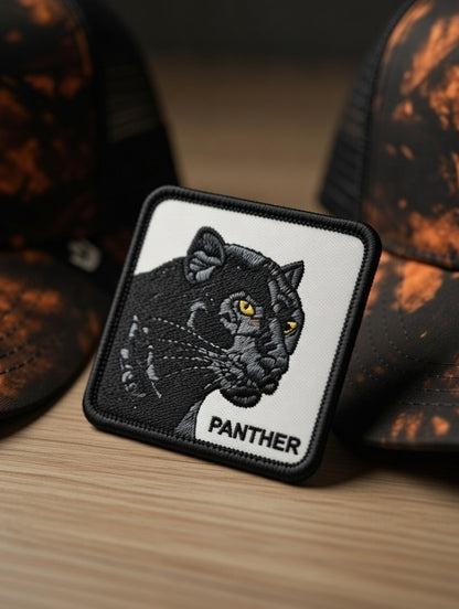 Gorra Panther Camo Naranja